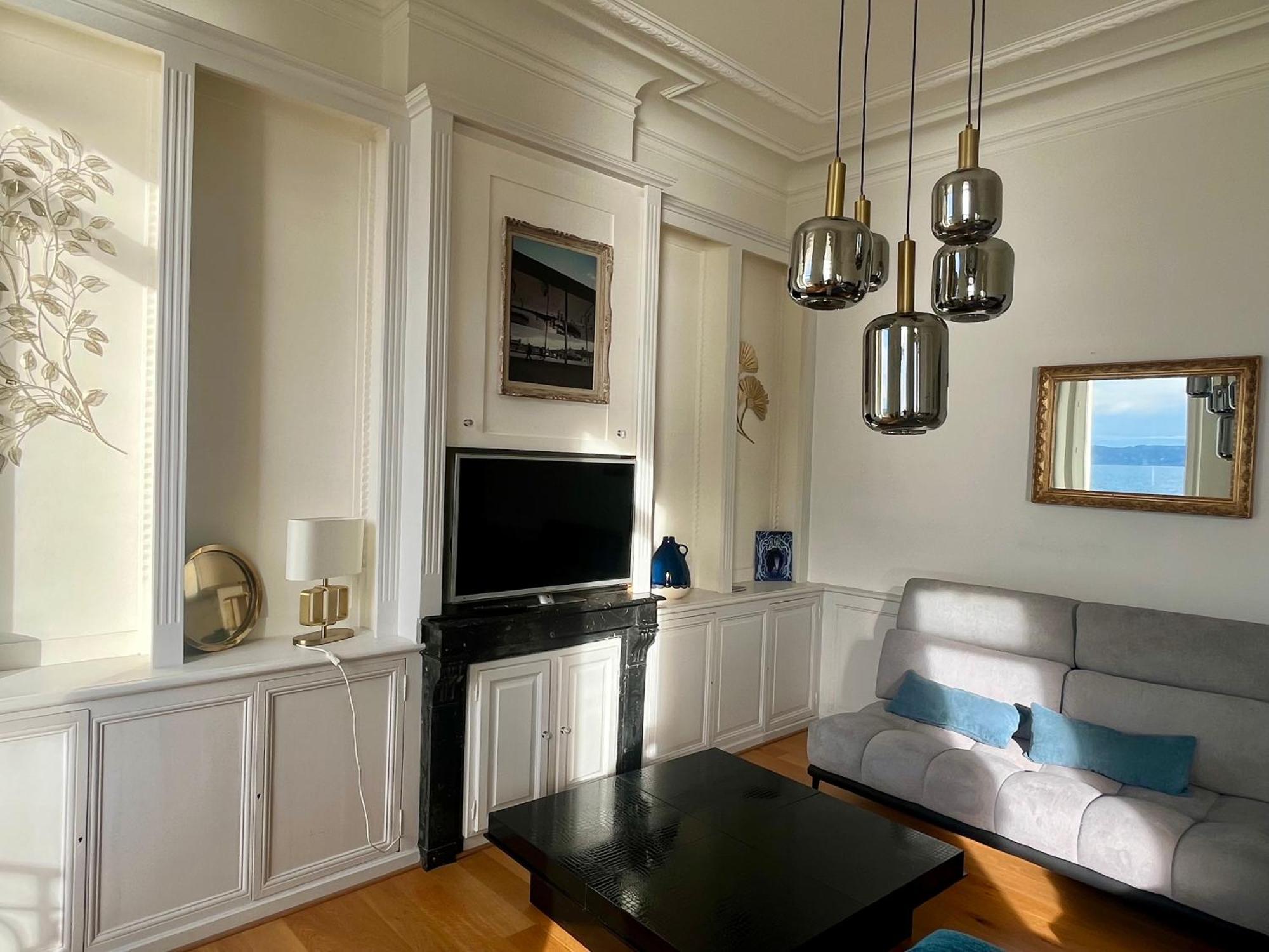 Appartement Sur La Corniche Kennedy Face A La Mer Marseille Eksteriør bilde